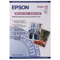 Epson Watercolor Paper Radiant White 188 g/m2, A3+ - 20 ark | C13S041352